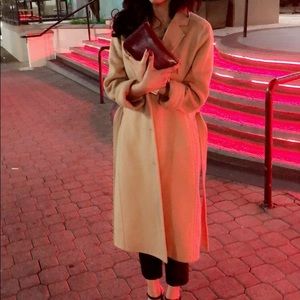 Gap camel color size XS wool coat with belt